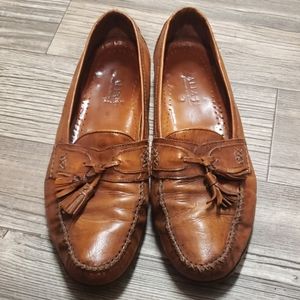 Vintage ALFANI Italian Leather Penny Loafers